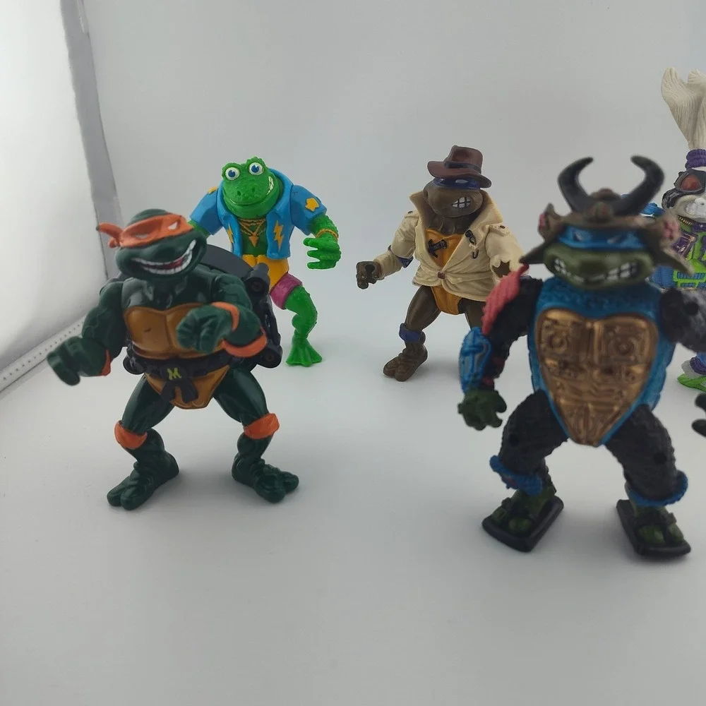 Vintage TMNT action figures Teenage Mutant Ninja Turtles Leonardo Space Usagi - Picture 2 of 16